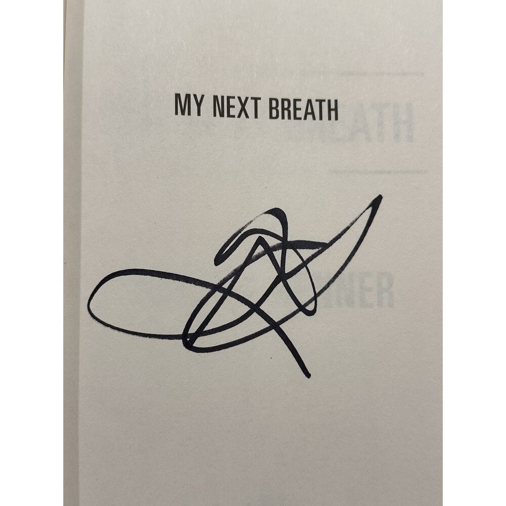 Jeremy Renner SIGNED BOOK My Next Breath Hardcover ~ AUTOGRAPHED #5 - Picture 4 of 10